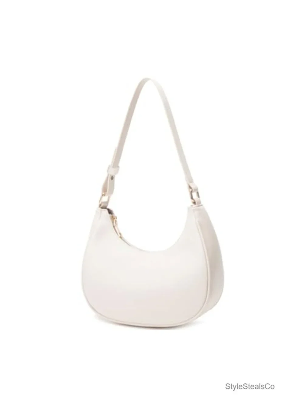 PU Leather Hobo Shoulder Bag Mini Clutch Purse with Zipper